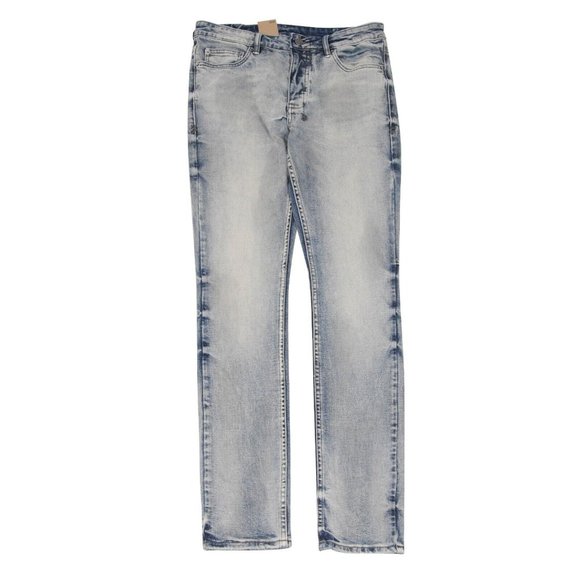 Ksubi Mens Jeans 36x32 Medium Wash Blue Chitch Half Way Slim Tapered Fit Denim - Picture 1 of 10